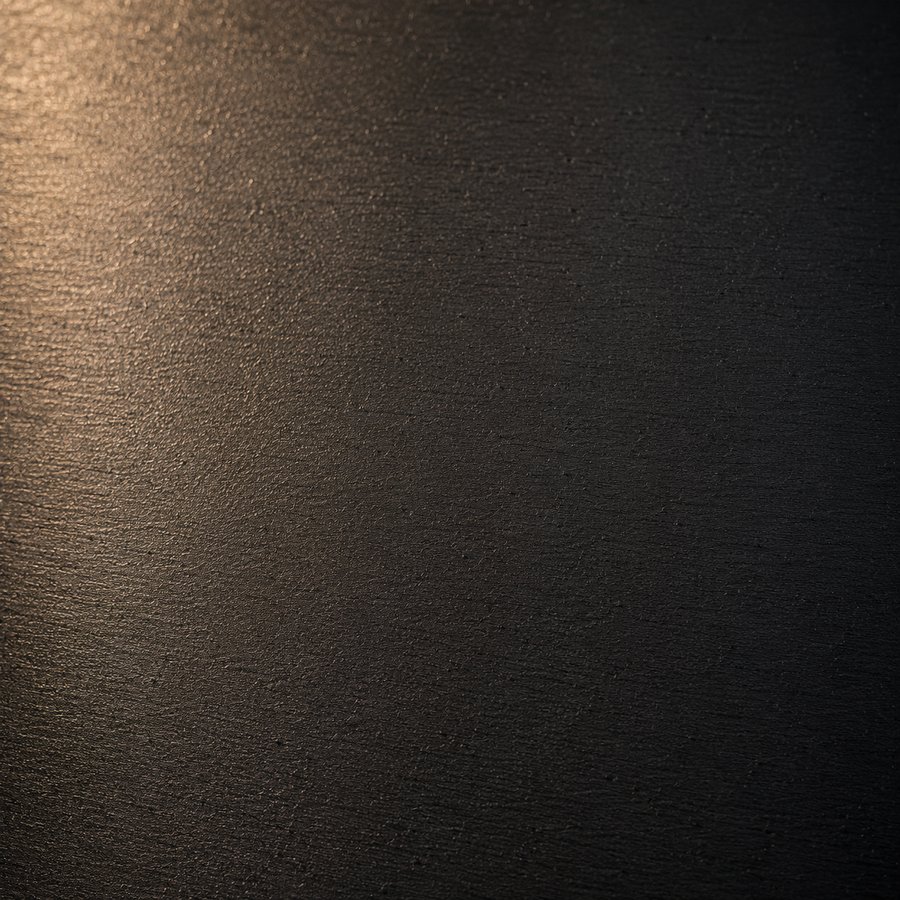 Matte blackened steel